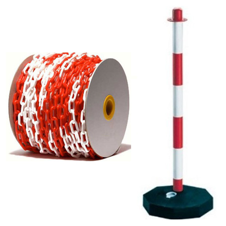 COLONNA PVC CON CATENA